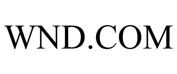 Trademark Logo WND.COM
