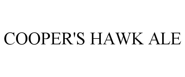  COOPER'S HAWK ALE