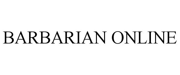 BARBARIAN ONLINE