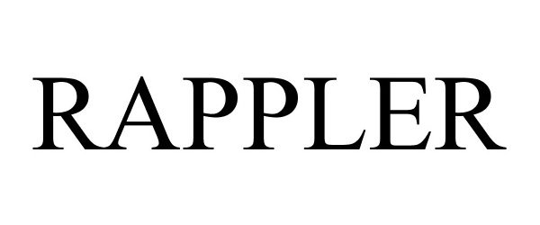 Trademark Logo RAPPLER