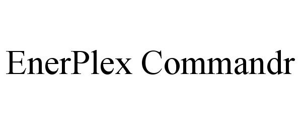 Trademark Logo ENERPLEX COMMANDR