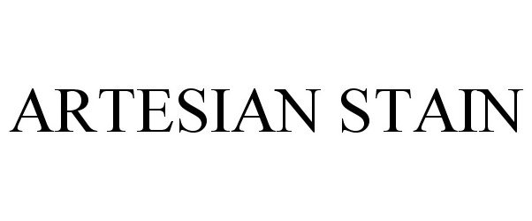 Trademark Logo ARTESIAN STAIN
