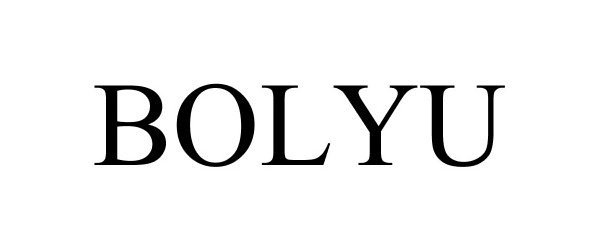Trademark Logo BOLYU