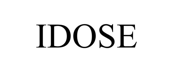 Trademark Logo IDOSE