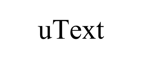 Trademark Logo UTEXT