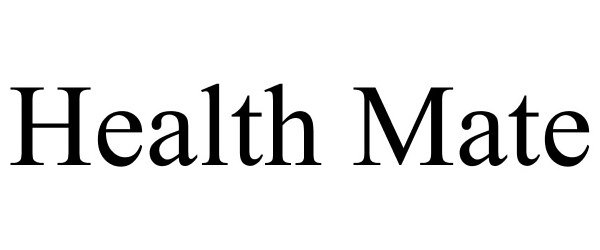 Trademark Logo HEALTH MATE