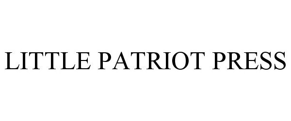 Trademark Logo LITTLE PATRIOT PRESS