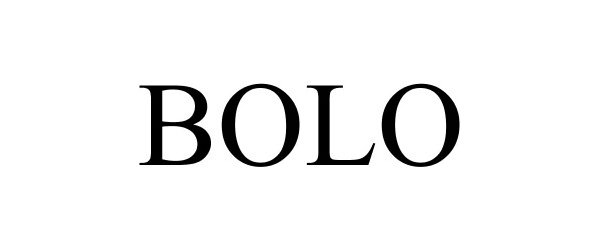Trademark Logo BOLO