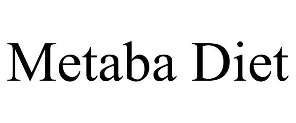 Trademark Logo METABA-DIET