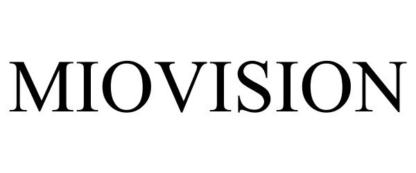 Trademark Logo MIOVISION