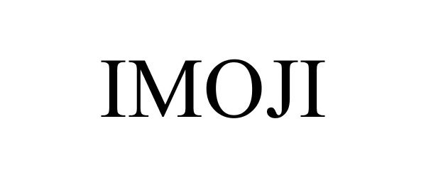 Trademark Logo IMOJI