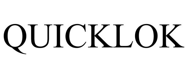 Trademark Logo QUICKLOK