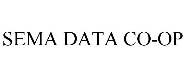 Trademark Logo SEMA DATA CO-OP