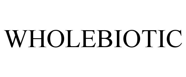 Trademark Logo WHOLEBIOTIC