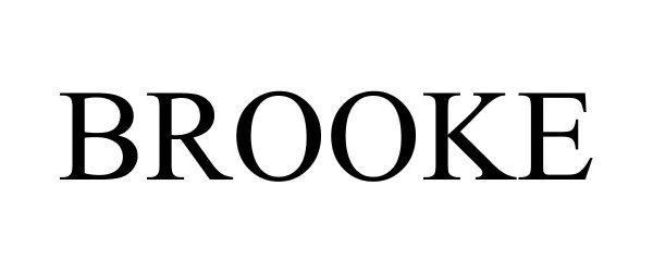 Trademark Logo BROOKE
