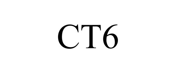 Trademark Logo CT6