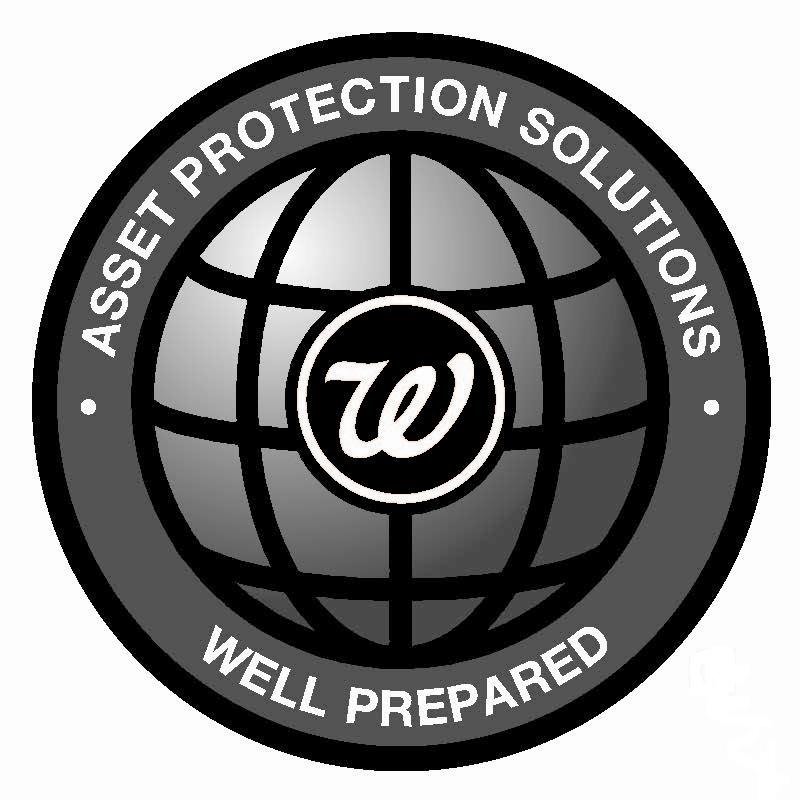 Trademark Logo W ASSET PROTECTION SOLUTIONS WELL PREPARED