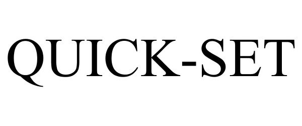 Trademark Logo QUICK-SET