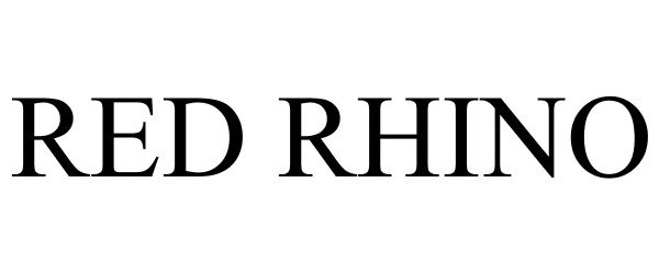Trademark Logo RED RHINO