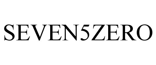 Trademark Logo SEVEN5ZERO