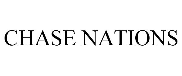 Trademark Logo CHASE NATIONS