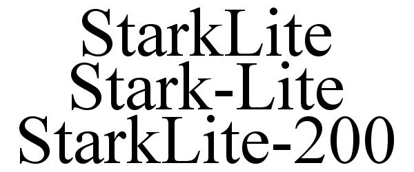 Trademark Logo STARKLITE STARK-LITE STARKLITE-200