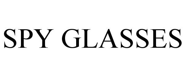  SPY GLASSES