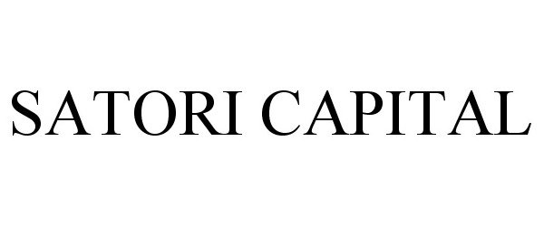 Trademark Logo SATORI CAPITAL