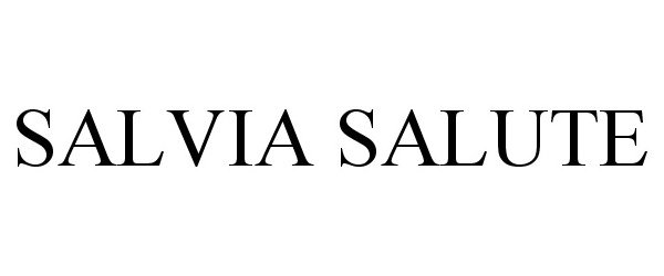Trademark Logo SALVIA SALUTE