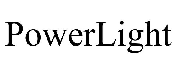 Trademark Logo POWERLIGHT