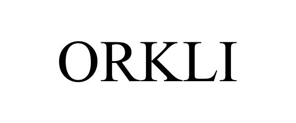 Trademark Logo ORKLI