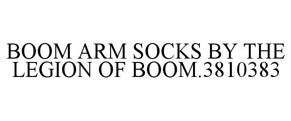 BOOM ARM SOCKS BY THE LEGION OF BOOM.3810383