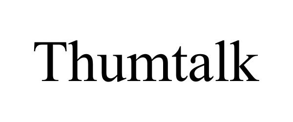 Trademark Logo THUMTALK