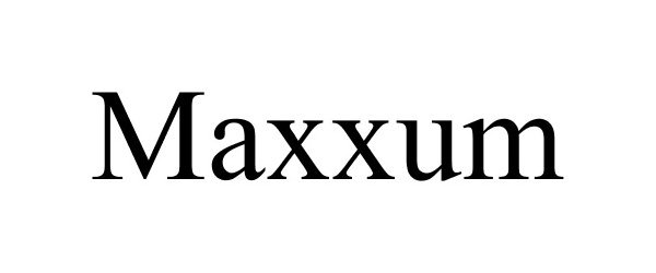 Trademark Logo MAXXUM