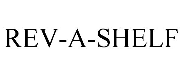 Trademark Logo REV-A-SHELF