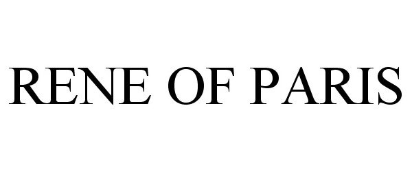 Trademark Logo RENE OF PARIS