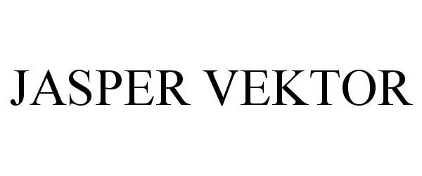 Trademark Logo JASPER VEKTOR