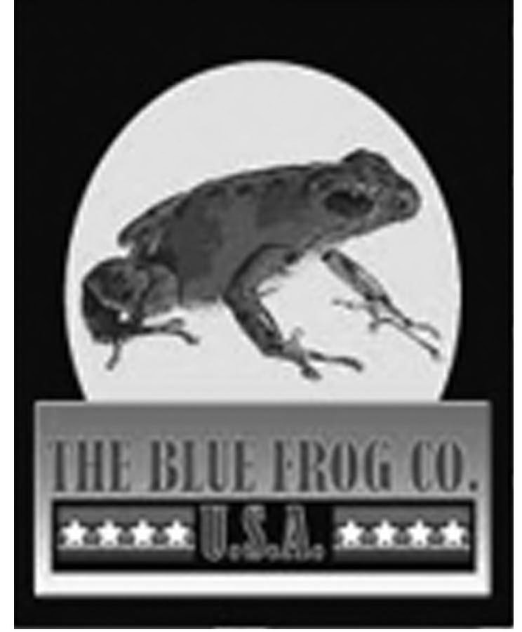 Trademark Logo THE BLUE FROG CO. U.S.A.