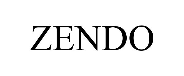 Trademark Logo ZENDO