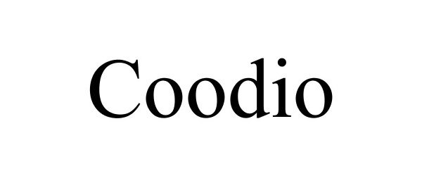 Trademark Logo COODIO