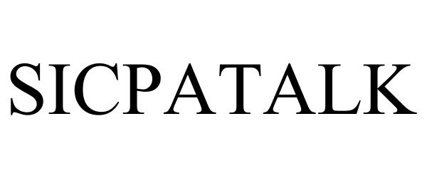 Trademark Logo SICPATALK