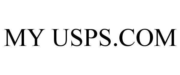 Trademark Logo MY USPS.COM