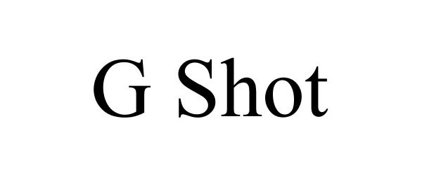 Trademark Logo G SHOT