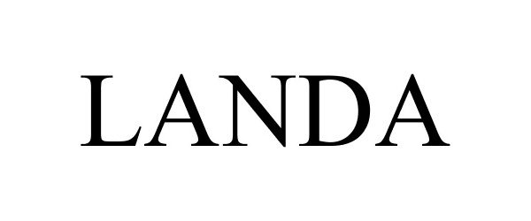 Trademark Logo LANDA