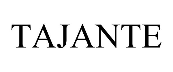 Trademark Logo TAJANTE