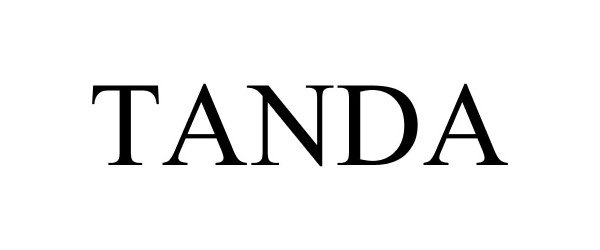 Trademark Logo TANDA