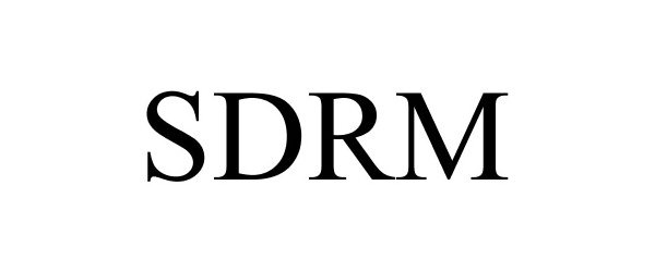 Trademark Logo SDRM