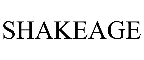 Trademark Logo SHAKEAGE