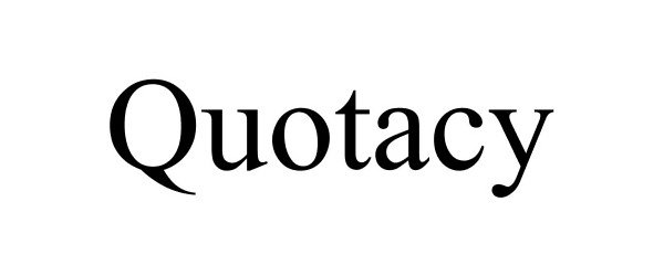 Trademark Logo QUOTACY