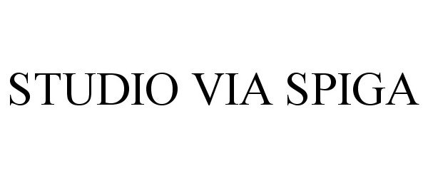 Trademark Logo STUDIO VIA SPIGA